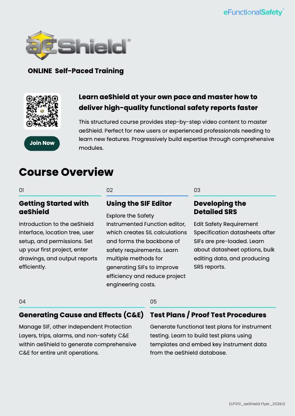 Cover of the aeShield online self-paced training brochure